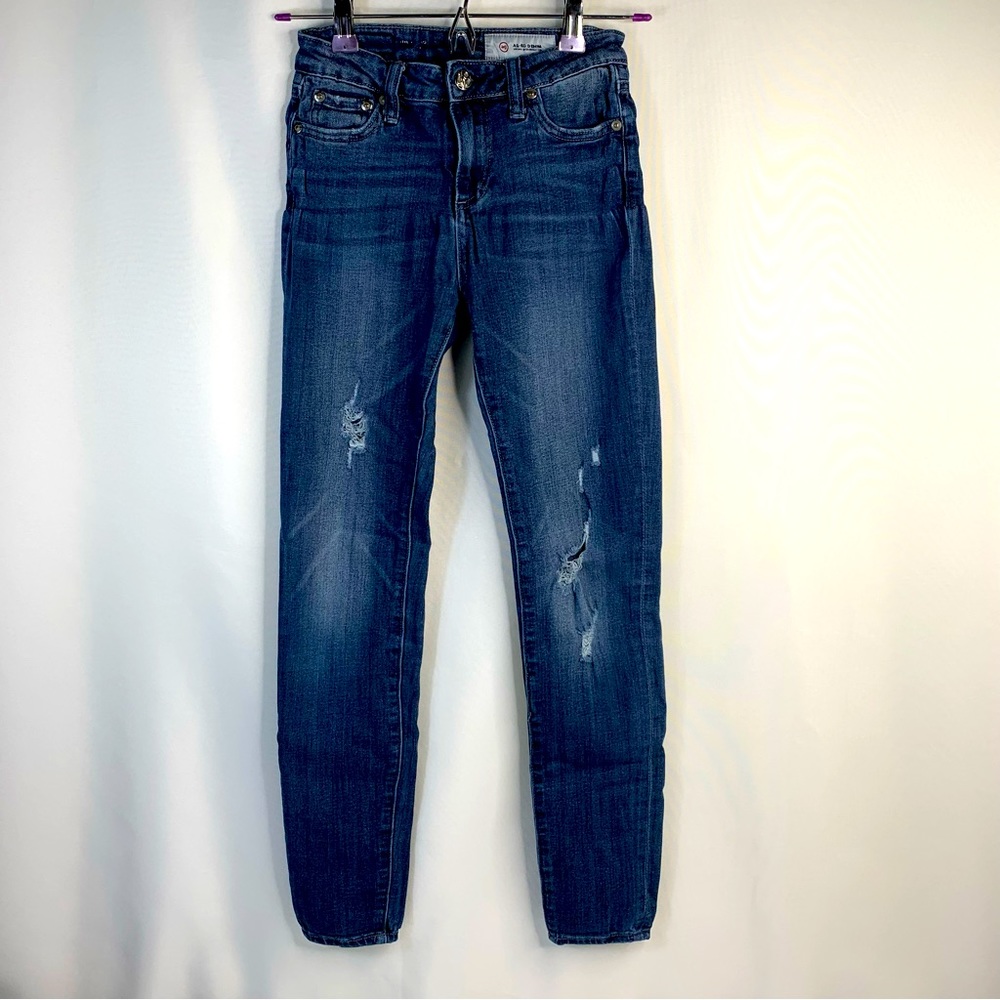 AG-ED Denim Girls ripped skinny jeans Size 14